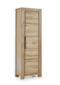 Garderobenschrank Juria Eiche massiv/Eiche furniert