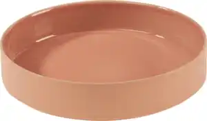 dm home Pastateller/Bowl aus Steinzeug, rosa (20x4 cm), 1 St