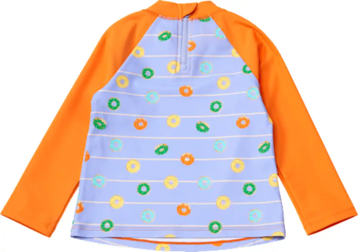 Bild 2 von PUSBLU UV Shirt mit Donut-Muster, orange & lila, Gr. 110/116, 1 St