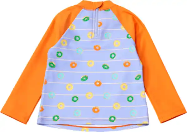 Bild 2 von PUSBLU UV Shirt mit Donut-Muster, orange & lila, Gr. 110/116, 1 St