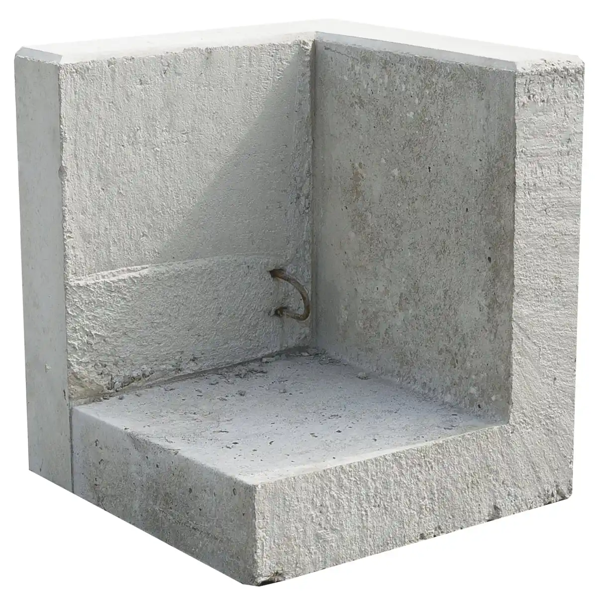Bild 1 von EHL L-Stein Ecke Beton 30 x 50 x 55 cm grau