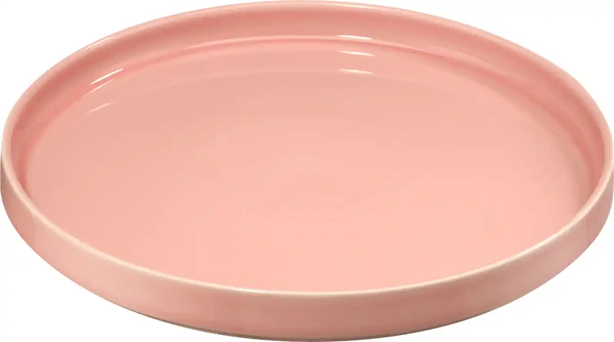 Bild 1 von dm home Speiseteller aus Steinzeug, rosa (26x3 cm), 1 St