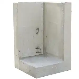 EHL L-Stein Ecke Beton 50 x 50 x 80 cm grau