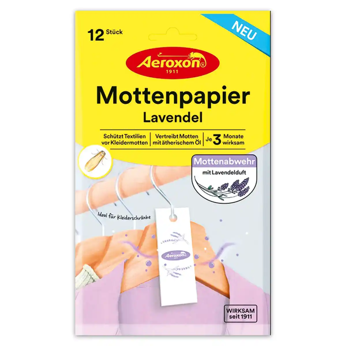 Bild 1 von Aeroxon Mottenpapier Lavendel
