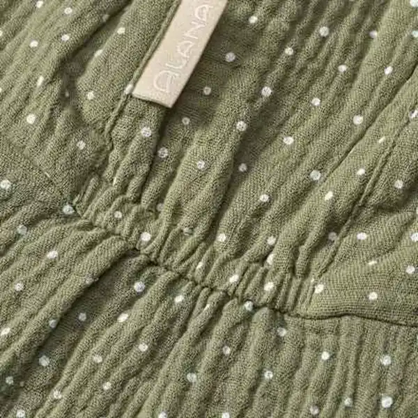 Bild 2 von ALANA Schirmmütze aus Musselin mit Nackenschutz, grün, Gr. 52/53, 1 St