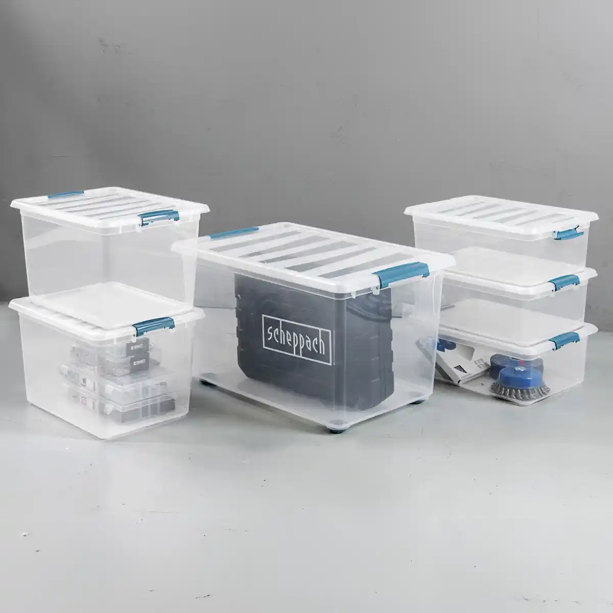 Bild 1 von Toptex Klarsichtboxen / Rollenbox