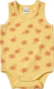 ALANA Body Ärmellos mit Blumen-Muster, gelb, Gr. 74/80, 1 St