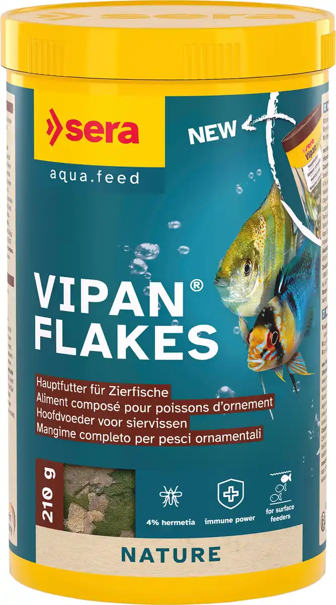 Bild 1 von Sera Fischfutter Vipan Flakes 1 L