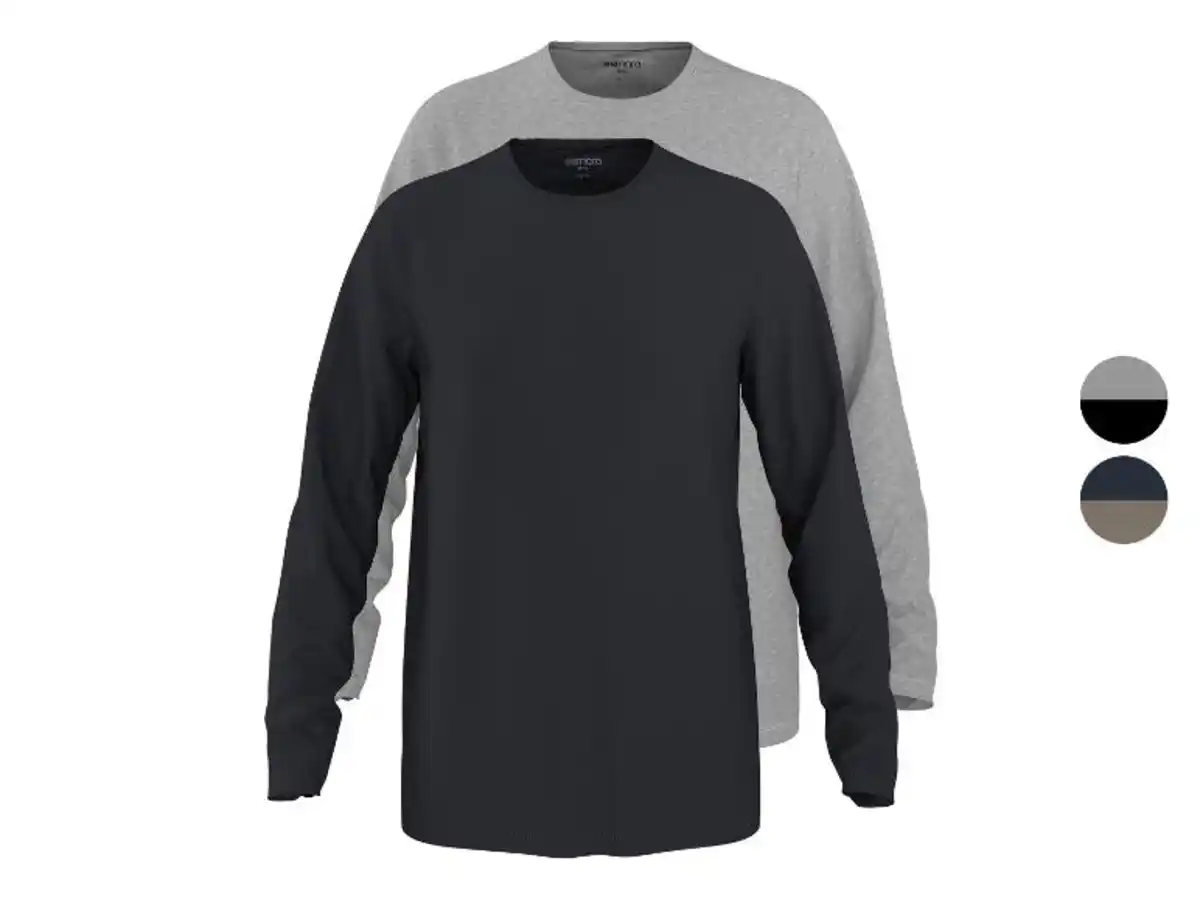 Bild 3 von ESMARA MEN Herren Langarmshirts, 2 Stück