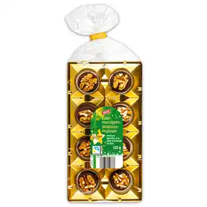 Goldora Edelmarzipan-Walnuss-Pralinen