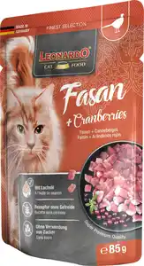 Leonardo Katzennassfutter Fasan und Cranberries 85 g