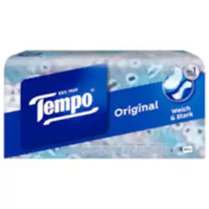 Tempo Taschentücher Box