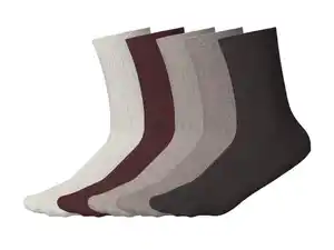 ESMARA® Damen Gerippte Socken / Socken, 5 Stück