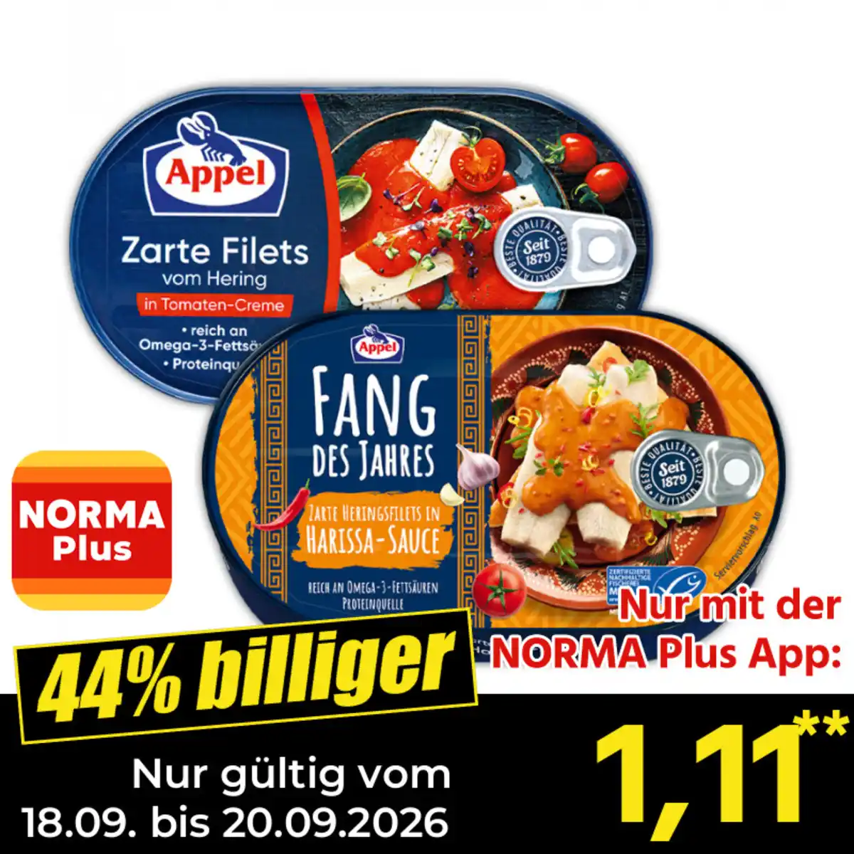 Bild 1 von Appel Herings-Filets