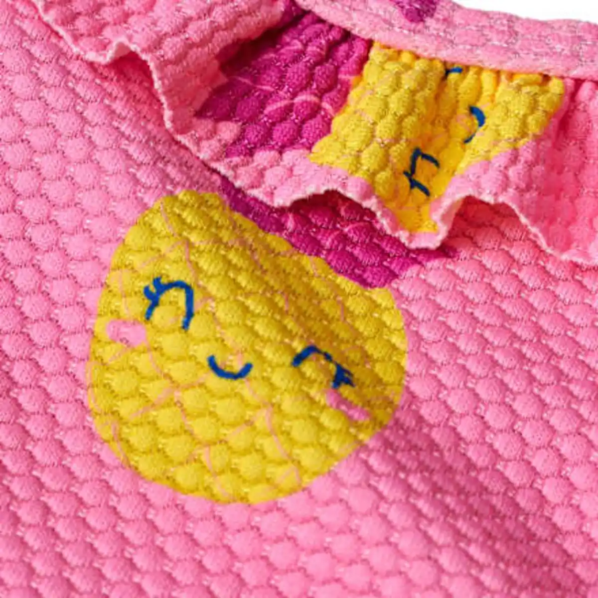 Bild 3 von PUSBLU Badeanzug mit Ananas-Muster, rosa, Gr. 110/116, 1 St