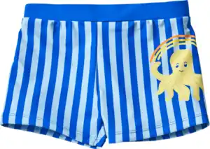 PUSBLU Badehose mit Oktopus-Motiv, blau, Gr. 110/116, 1 St