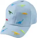 Bild 1 von PUSBLU Basecap mit Dino-Muster, blau, Gr. 50/51, 1 St