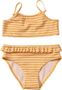 PUSBLU Bikini mit Rüschen, gelb, Gr. 110/116, 1 St