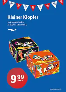 Kleiner Klopfer verschiedene Sorten