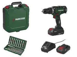 PARKSIDE® 20 V Akku-Bohrschrauber Starterset »PABS 20-Li I9 «, mit Akku und Ladegerät