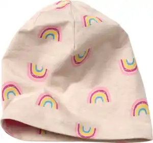 ALANA Beanie mit Regenbogen-Muster, beige, Gr. 48/49, 1 St