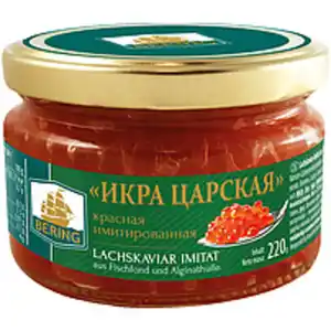 "Tsarskaya Kaviar" Lachskaviar - Imitat aus Fischfond und A...