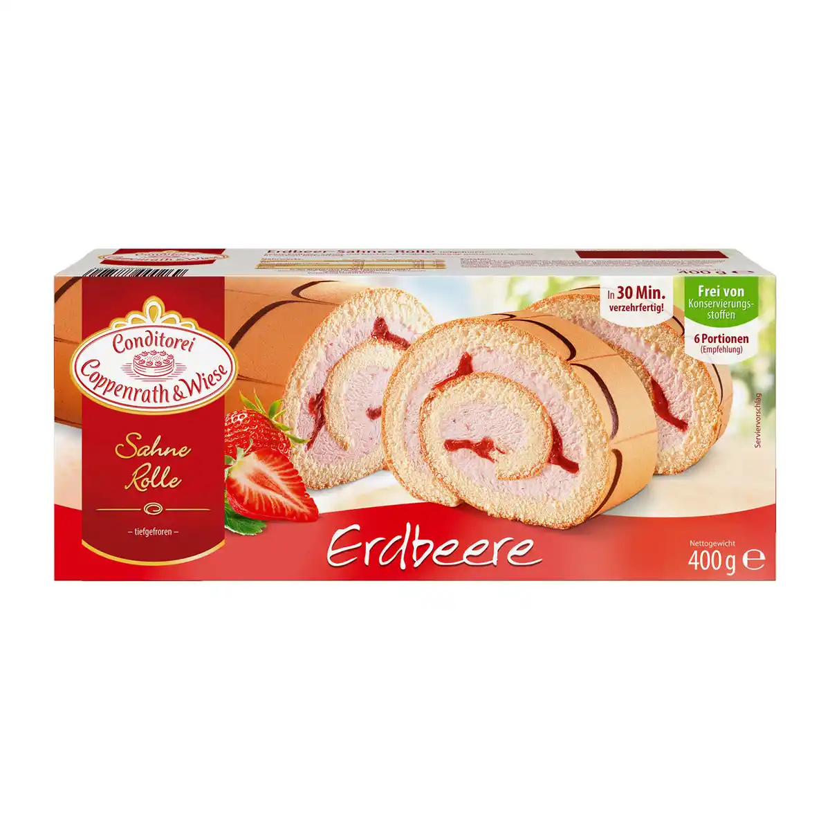Bild 1 von COPPENRATH & WIESE Sahne-Rolle Erdbeer-Sahne
