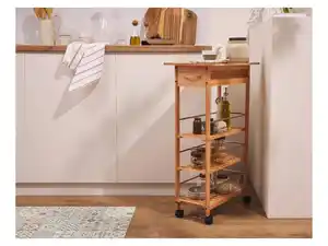 LIVARNO® Küchen-Nischenwagen »Bambus«