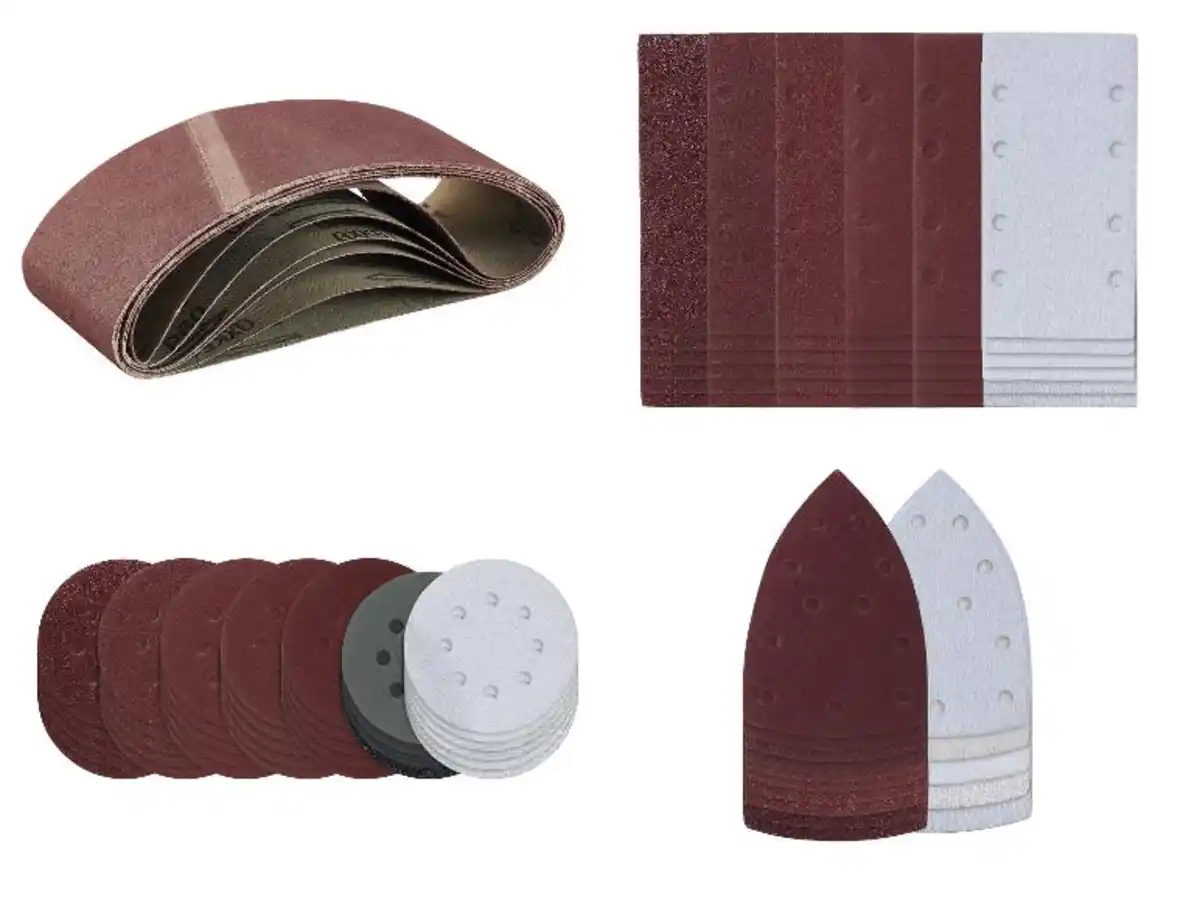 Bild 3 von PARKSIDE® Schleifpapier-Set für Band-/Schwing-/Exzenter- und Multischleifer,  6 Blatt