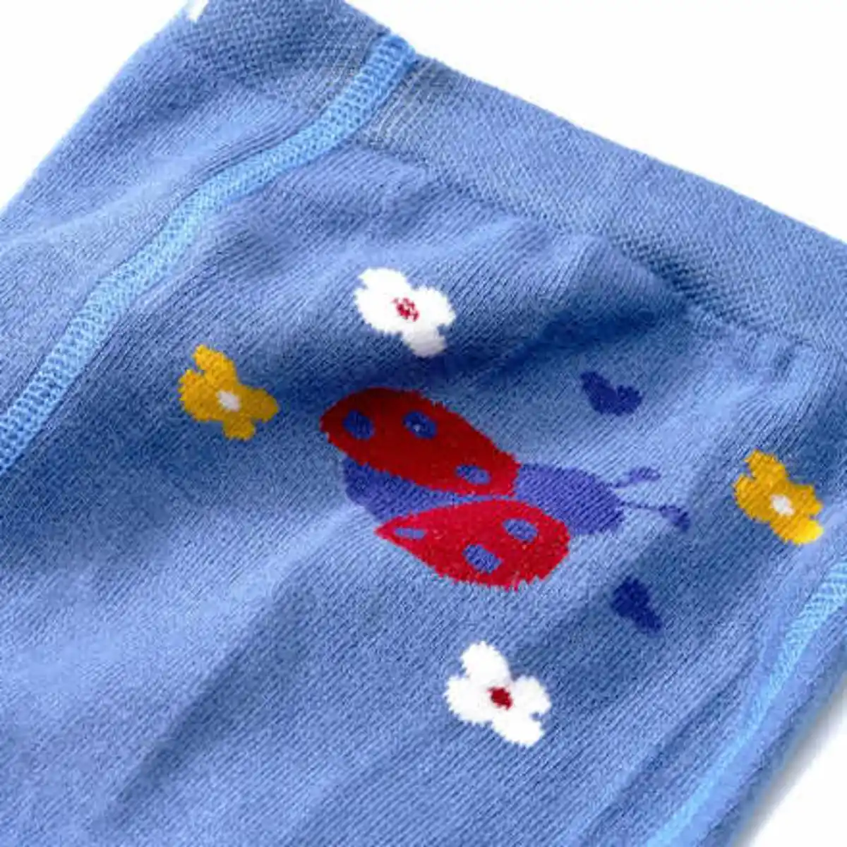 Bild 2 von ALANA Strumpfhose mit Marienkäfer-Motiv, blau & weiß, Gr. 86/92, 1 St