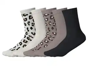 ESMARA® Damen Socken / Gerippte Socken, 5 Paar