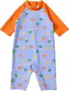 Bild 1 von PUSBLU UV Badeoverall mit Donut-Muster, lila & orange, Gr. 86/92, 1 St