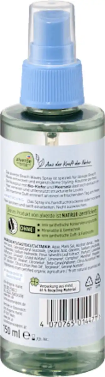 Bild 2 von alverde NATURKOSMETIK Beach Waves Spray Seaside Balance, 150 ml