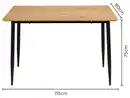 Bild 2 von LIVARNO® Esszimmertisch, 115 x 80 x 75 cm""