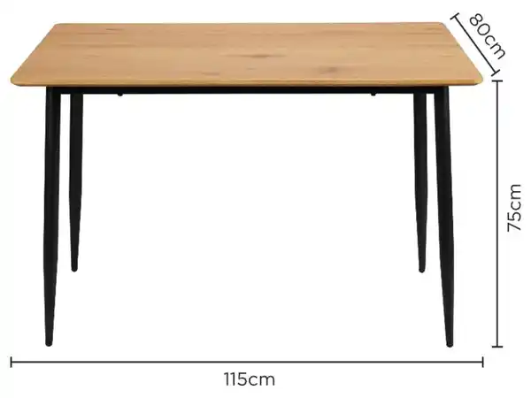 Bild 2 von LIVARNO® Esszimmertisch, 115 x 80 x 75 cm""