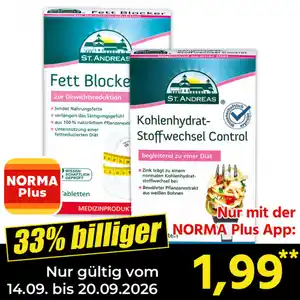St. Andreas Kohlenhydrat-Stoffwechsel Control / Fett Blocker+