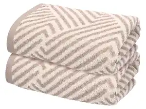 LIVARNO® Frottier-Handtücher, 2 Stück, 50 x 100 cm