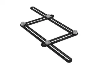 PARKSIDE® Multiwinkel-Messlineal / Dreieck mit Anschlagwinkel