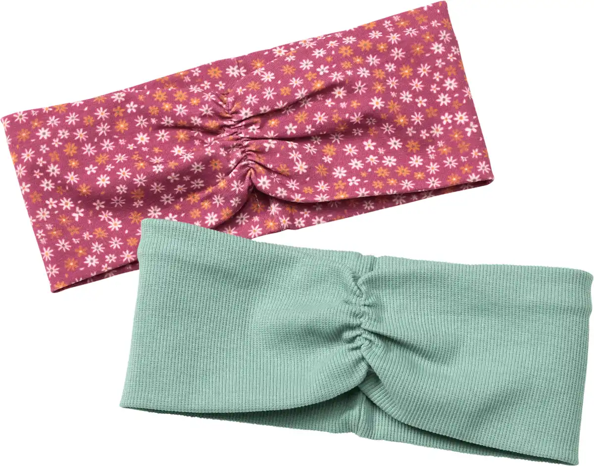 Bild 1 von ALANA Stirnbänder, grün + lila, Gr. 54/55, 2 St