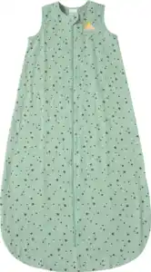 ALANA Schlafsack 1 TOG aus Musselin mit Stern-Muster, grün, 130 cm, 1 St