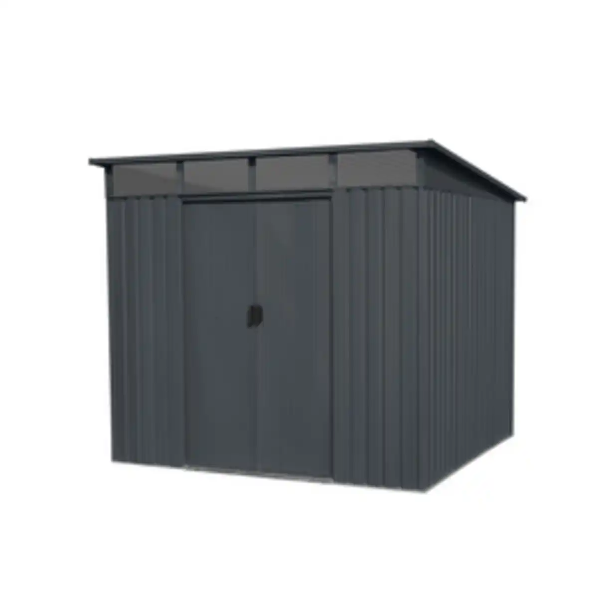 Bild 1 von Metallgerätehaus »Lightline«, mit Pultdach, Gr.XL, BxHxT: 239 x 193 x 202 cm, anthrazit