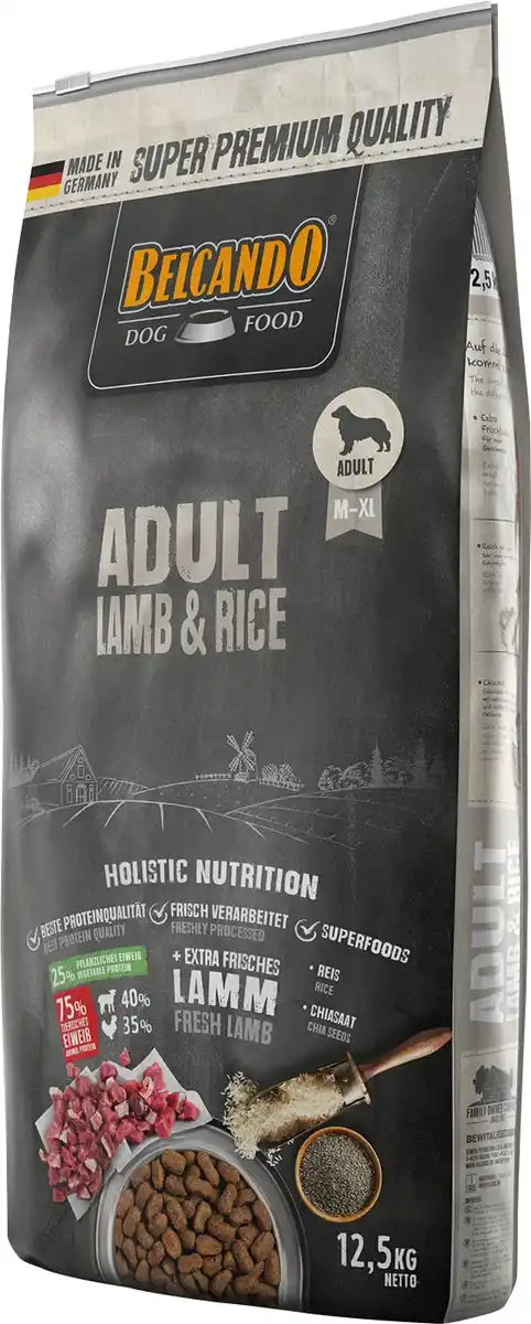 Bild 1 von Belcando Hundetrockenfutter Adult 12,5 kg Lamm & Reis