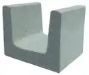 Bild 1 von EHL U-Stein unbewehrt 40 x 50 x 40 cm grau