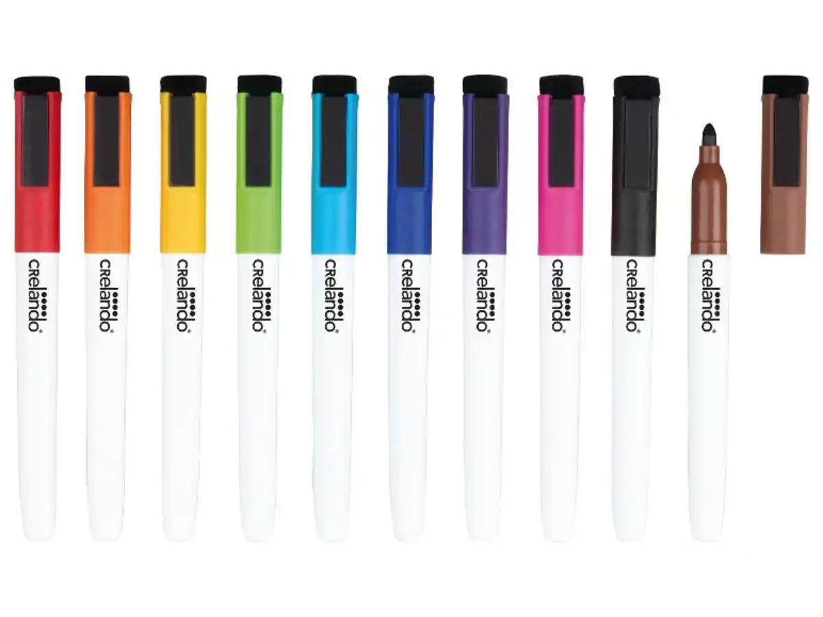 Bild 2 von CRELANDO® Whiteboard-Set / Whiteboard Stifte-Set