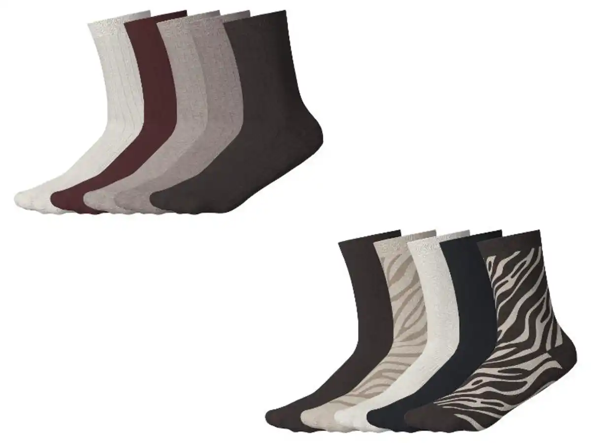 Bild 3 von ESMARA® Damen Gerippte Socken / Socken, 5 Stück