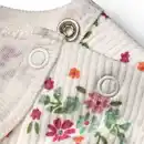 Bild 2 von ALANA Body Langarm mit Blumen-Muster, weiß, Gr. 98/104, 1 St