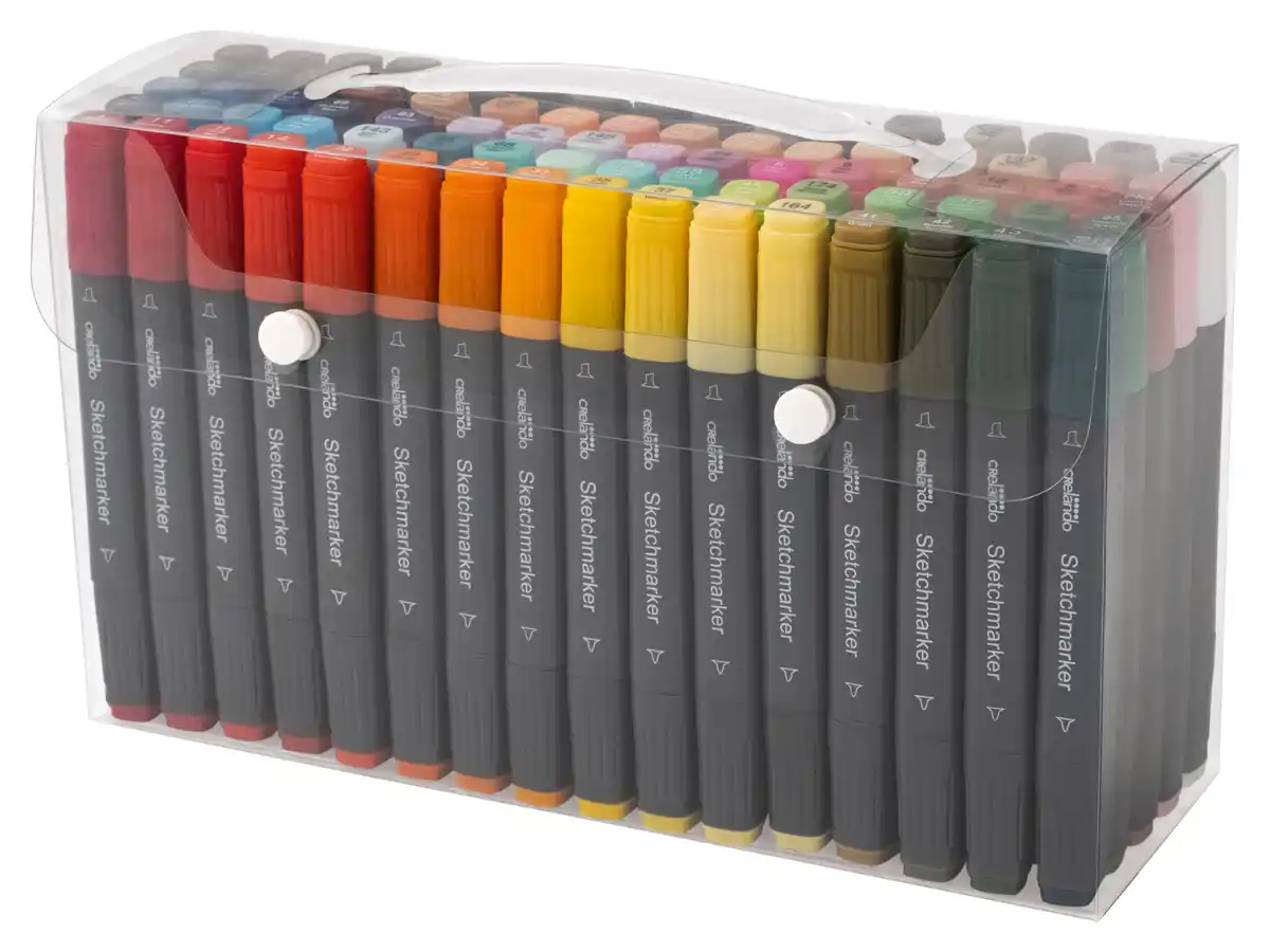 Bild 1 von CRELANDO® Sketchmarker-Set""