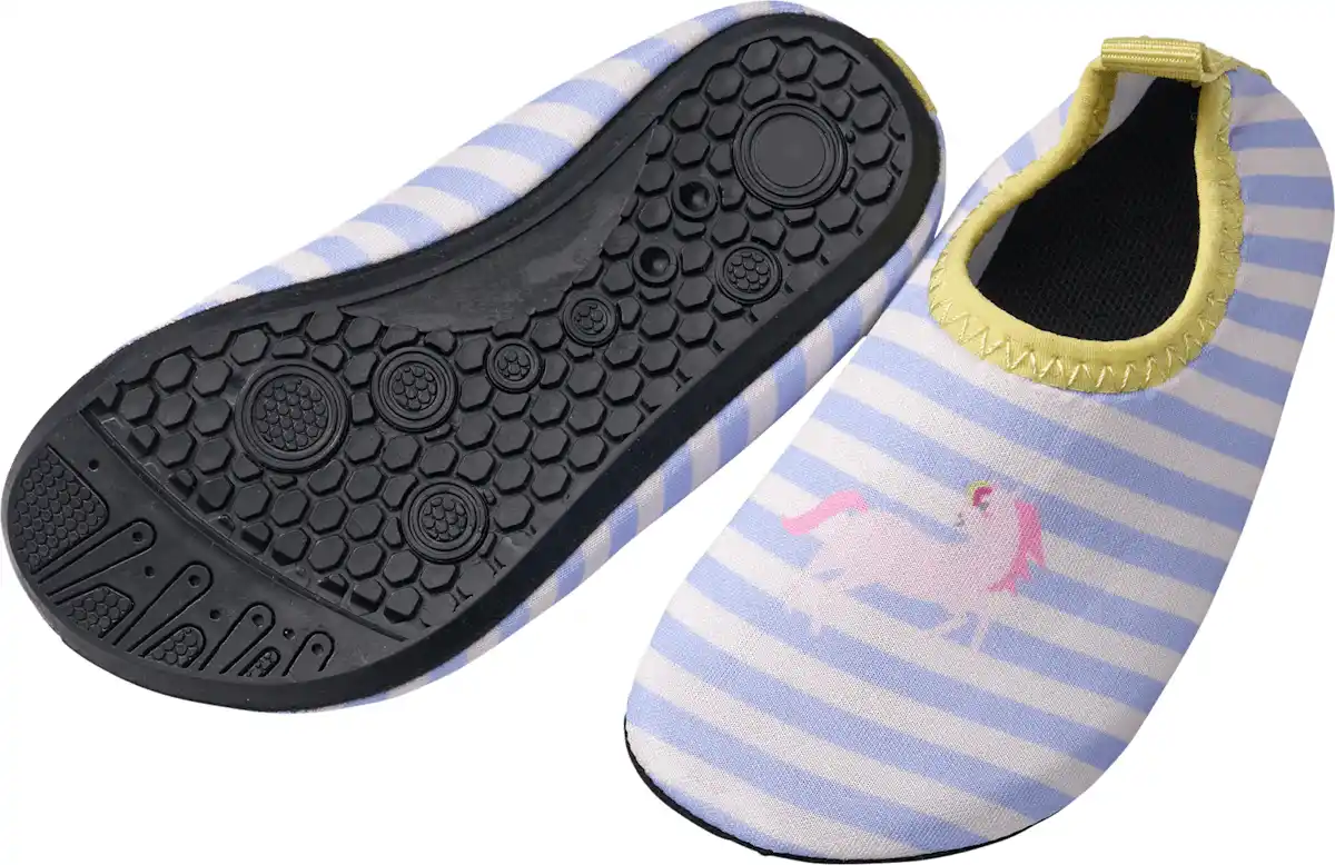 Bild 1 von PUSBLU Badeschuhe mit Einhorn-Motiv, lila, Gr. 21/22, 1 St