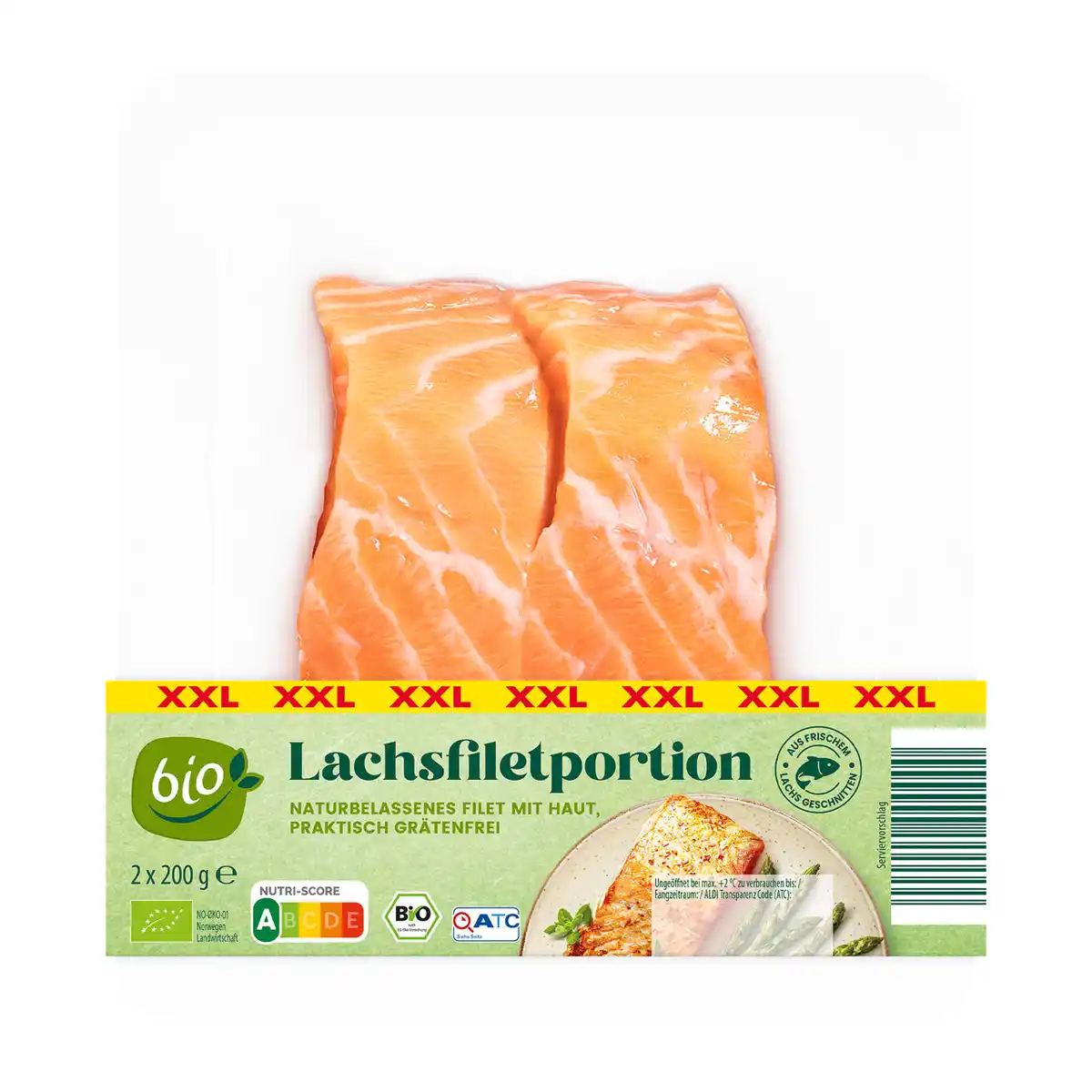 Bild 1 von BIO Lachsfiletportionen XXL