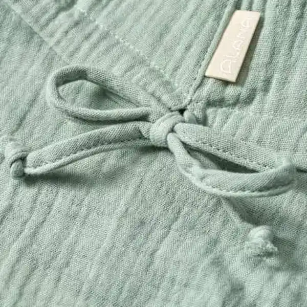 Bild 2 von ALANA Schirmmütze aus Musselin mit Nackenschutz, grün, Gr. 52/53, 1 St